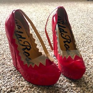 Sexy Red Hot Wedges priced to sell